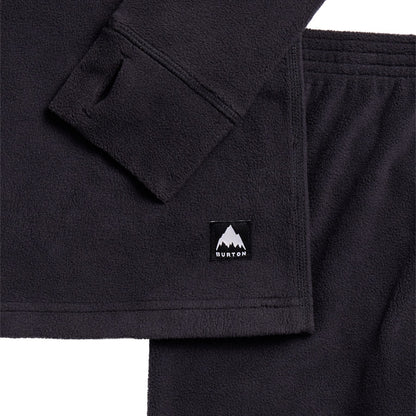 Burton Kids' Fleece Base Layer Set True Black 2027