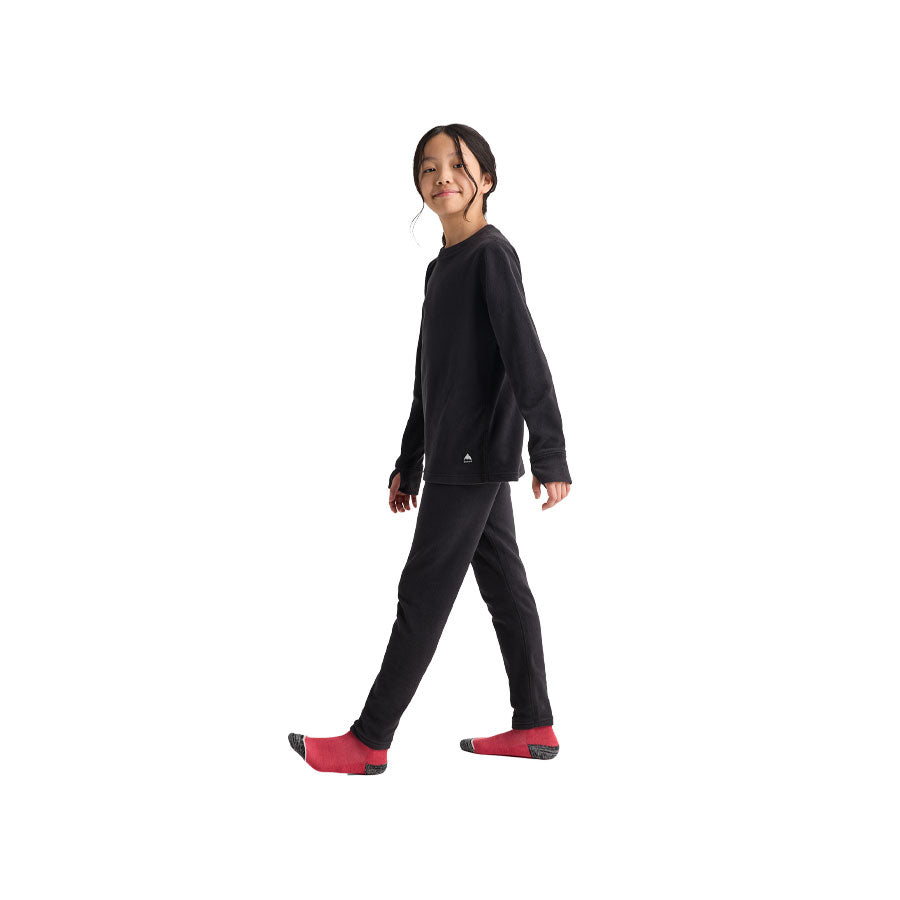 Burton Kids' Fleece Base Layer Set True Black 2027