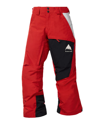 Burton Kids' GORE-TEX Shell Pants Flame Scarlet / True Black 2026