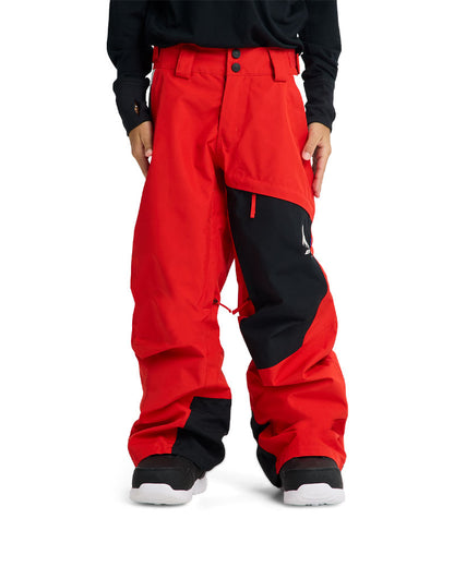 Burton Kids' GORE-TEX Shell Pants Flame Scarlet / True Black 2026