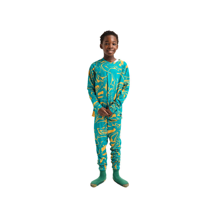 Burton Kids' Lightweight Base Layer Set Liquid Gold 2027