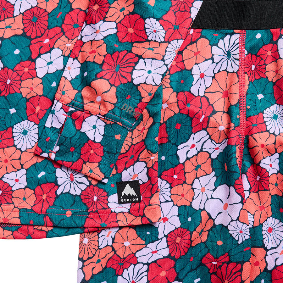 Burton Kids' Lightweight Base Layer Set Pop Floral 2027