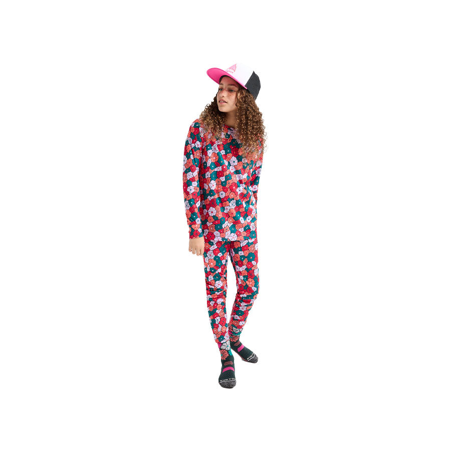 Burton Kids' Lightweight Base Layer Set Pop Floral 2027