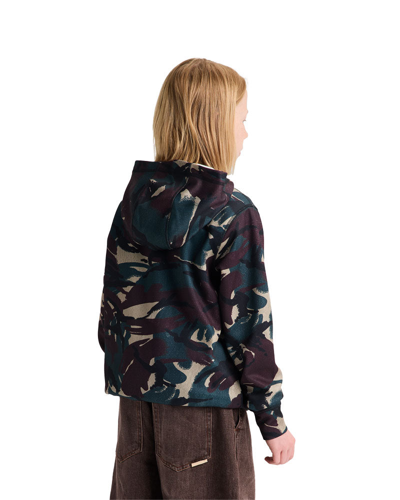 Burton Kids' Oak Pullover Hoodie Seersucker Camo 2027