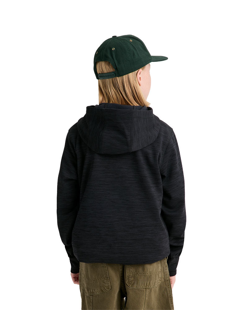 Burton Kids' Oak Pullover Hoodie True Black Heather 2027