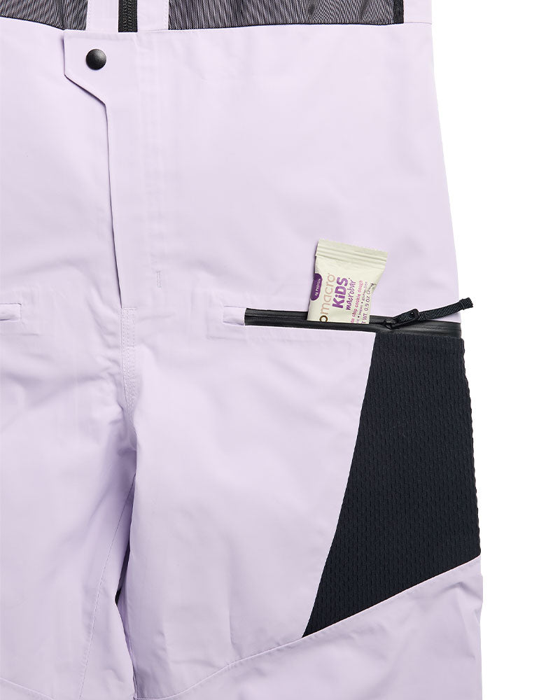 Burton Kids' Outbeam 3L Bib Pants Moondust Purple/True Black 2027