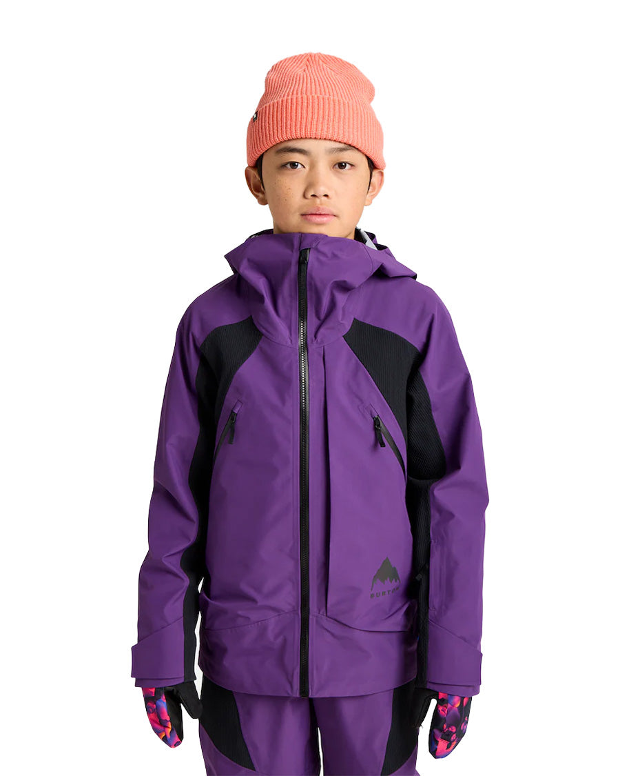 Burton Kids' Outbeam 3L Jacket System Imperial Purple/True Black