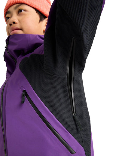 Burton Kids' Outbeam 3L Jacket System Imperial Purple/True Black 2026