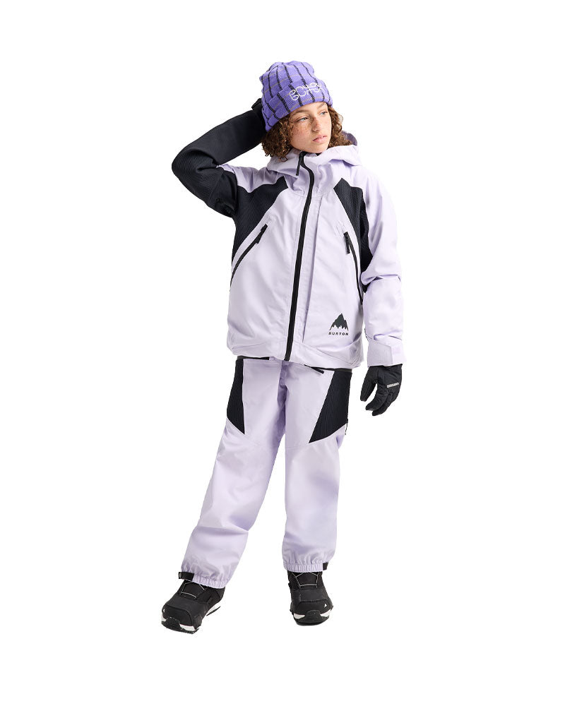 Burton Kids' Outbeam 3L Jacket System Moondust Purple/True Black 2027