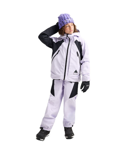 Burton Kids' Outbeam 3L Jacket System Moondust Purple/True Black 2027