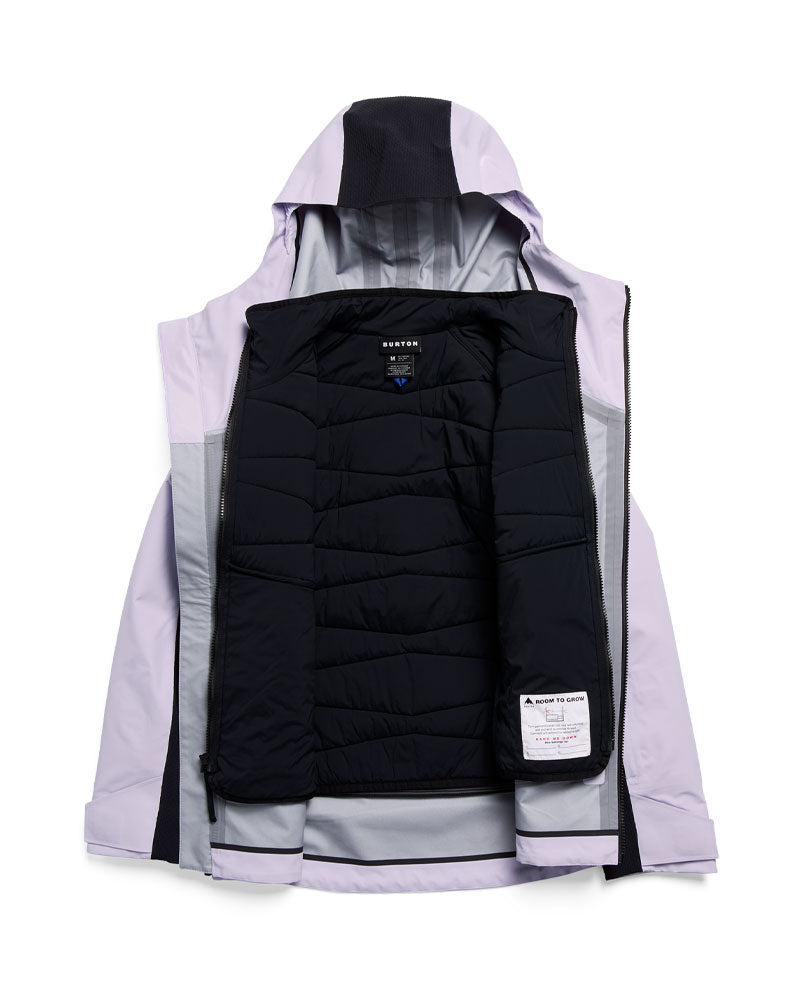 Burton Kids' Outbeam 3L Jacket System Moondust Purple/True Black 2027