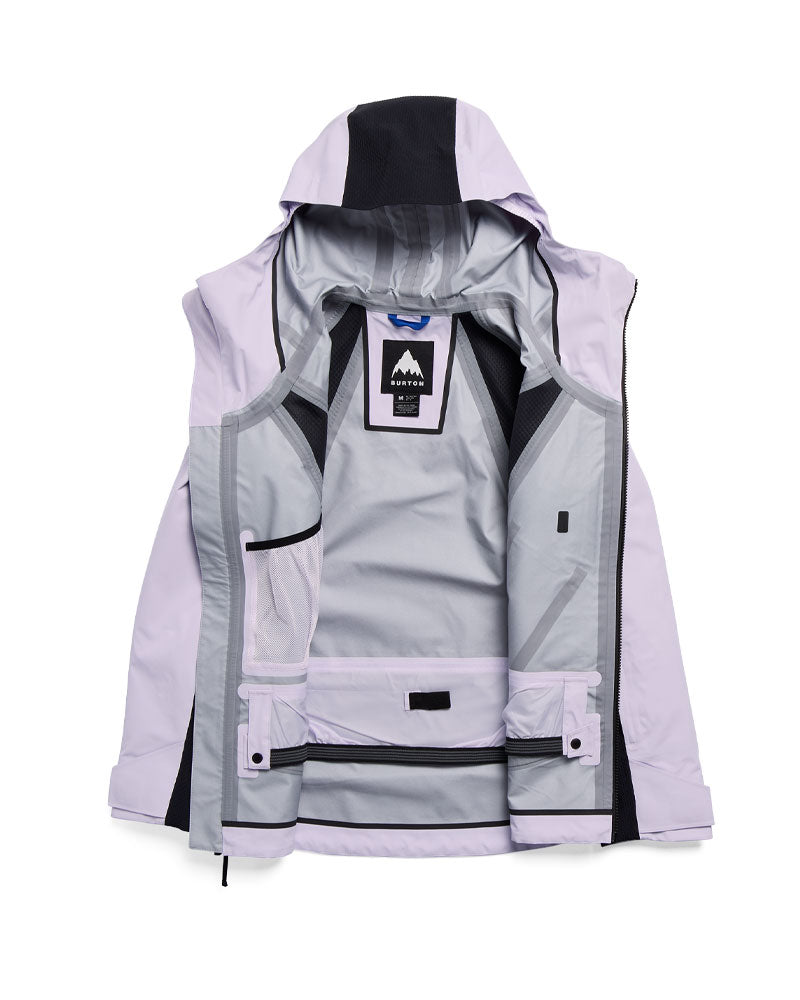 Burton Kids' Outbeam 3L Jacket System Moondust Purple/True Black 2027