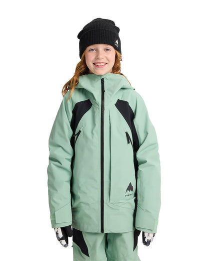 Burton Kids' Outbeam 3L Jacket System Soft Sage / True Black 2026