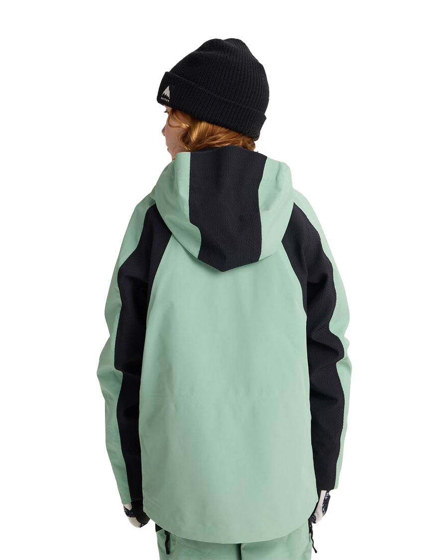 Burton Kids' Outbeam 3L Jacket System Soft Sage / True Black 2026