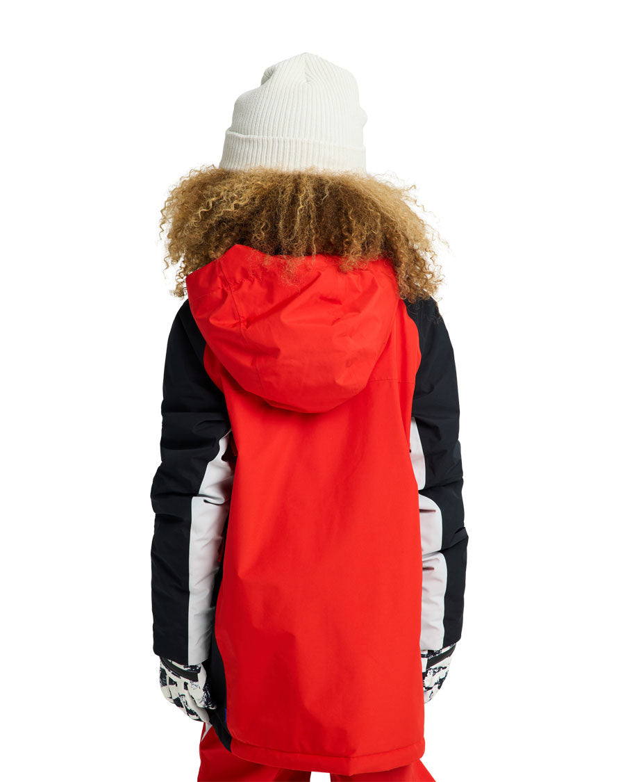 Burton Kids' Powline GORE-TEX 2L Jacket Flame Scarlet / True Black 2026
