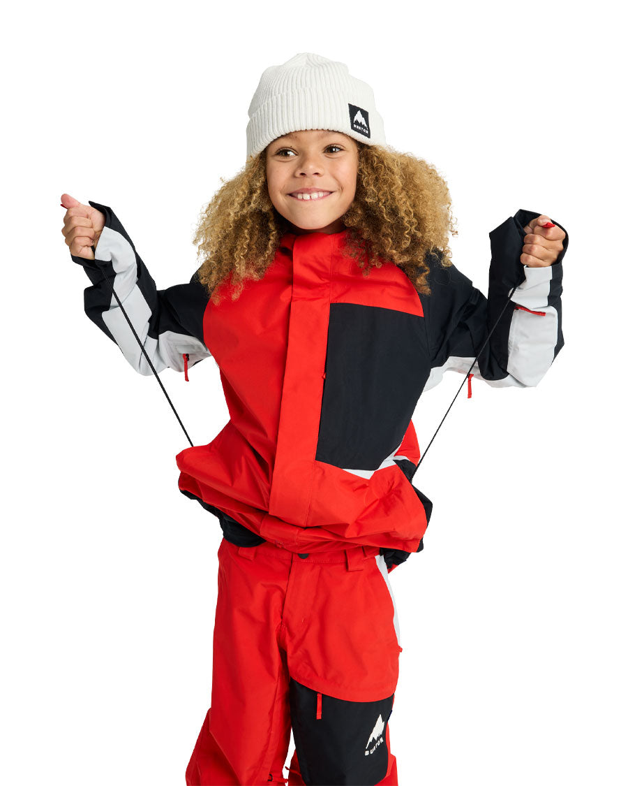 Burton Kids' Powline GORE-TEX 2L Jacket Flame Scarlet / True Black