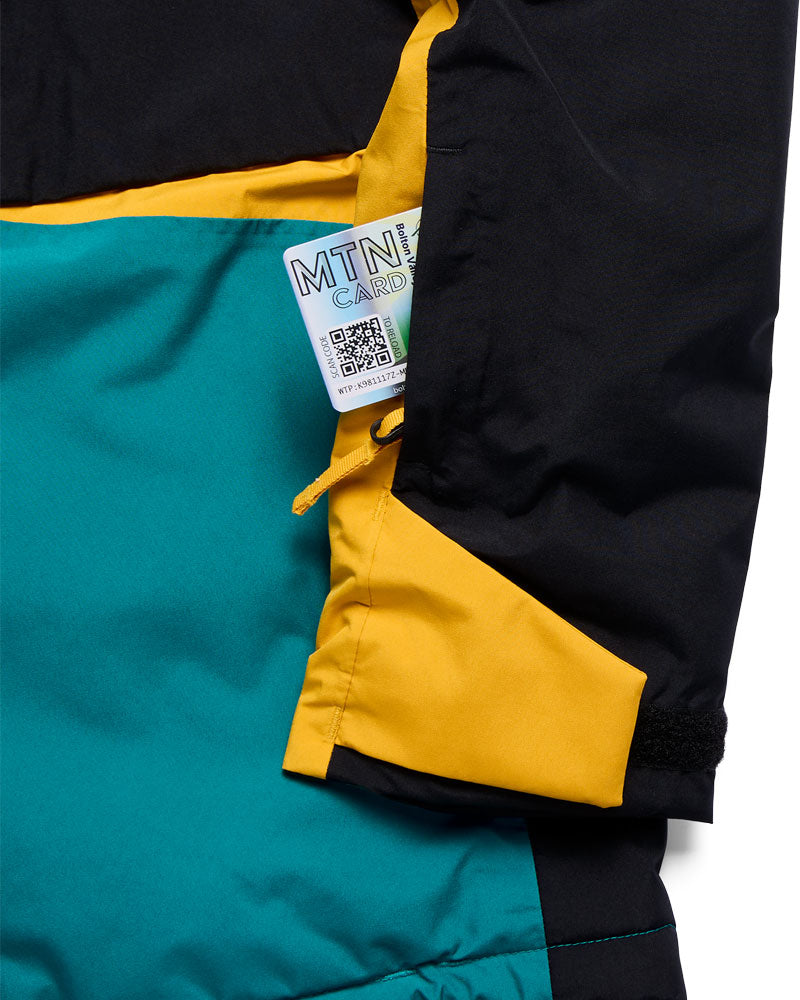 Burton Kids' Powline Gore-Tex 2L Jacket Pacific Teal/Goldenrod/True Black 2027