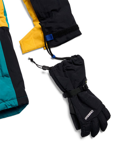 Burton Kids' Powline Gore-Tex 2L Jacket Pacific Teal/Goldenrod/True Black 2027