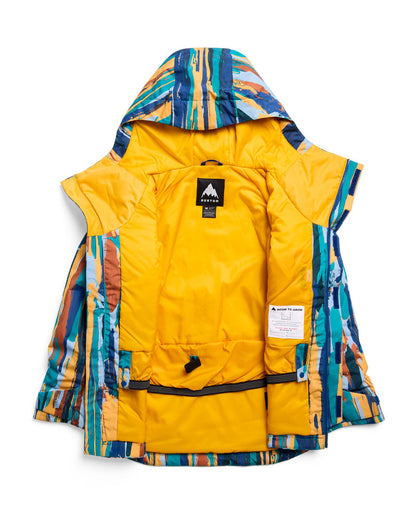 Burton Kids' Skimmer 2L Jacket Paint Stripe 2027