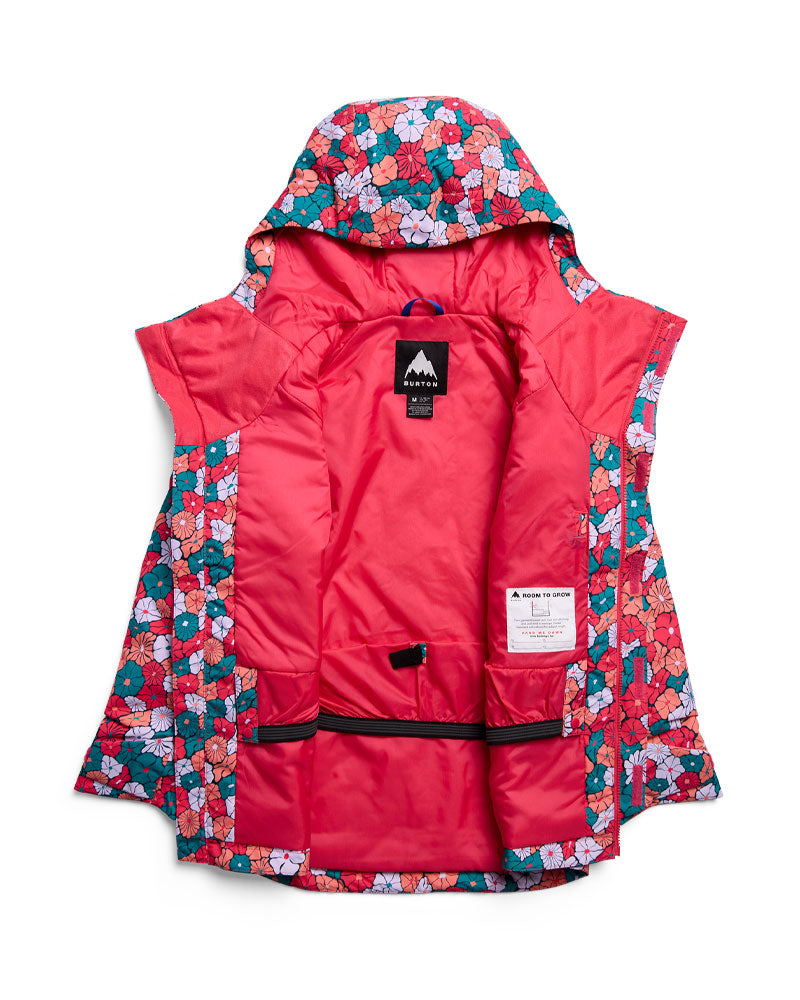 Burton Kids' Skimmer 2L Jacket Pop Floral 2027