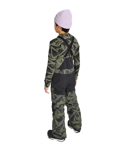 Burton Kids' Skylar 2L Bib Pants Forest City Streets 2026