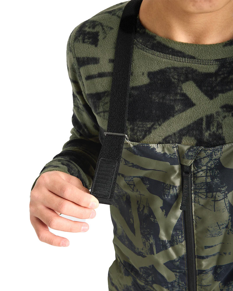 Burton Kids' Skylar 2L Bib Pants Forest City Streets 2026