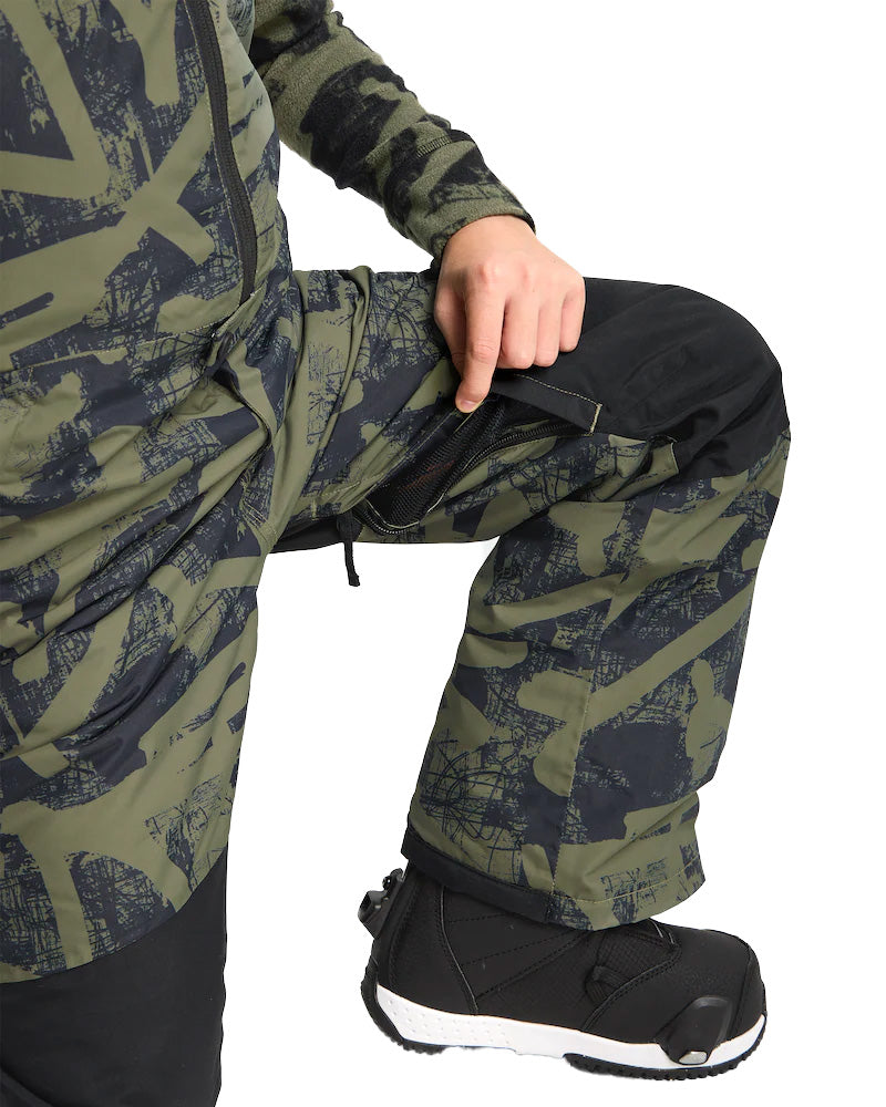 Burton Kids' Skylar 2L Bib Pants Forest City Streets 2026