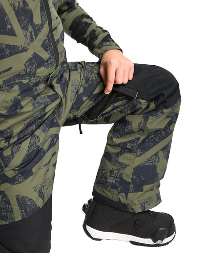 Burton Kids' Skylar 2L Bib Pants Forest City Streets 2026