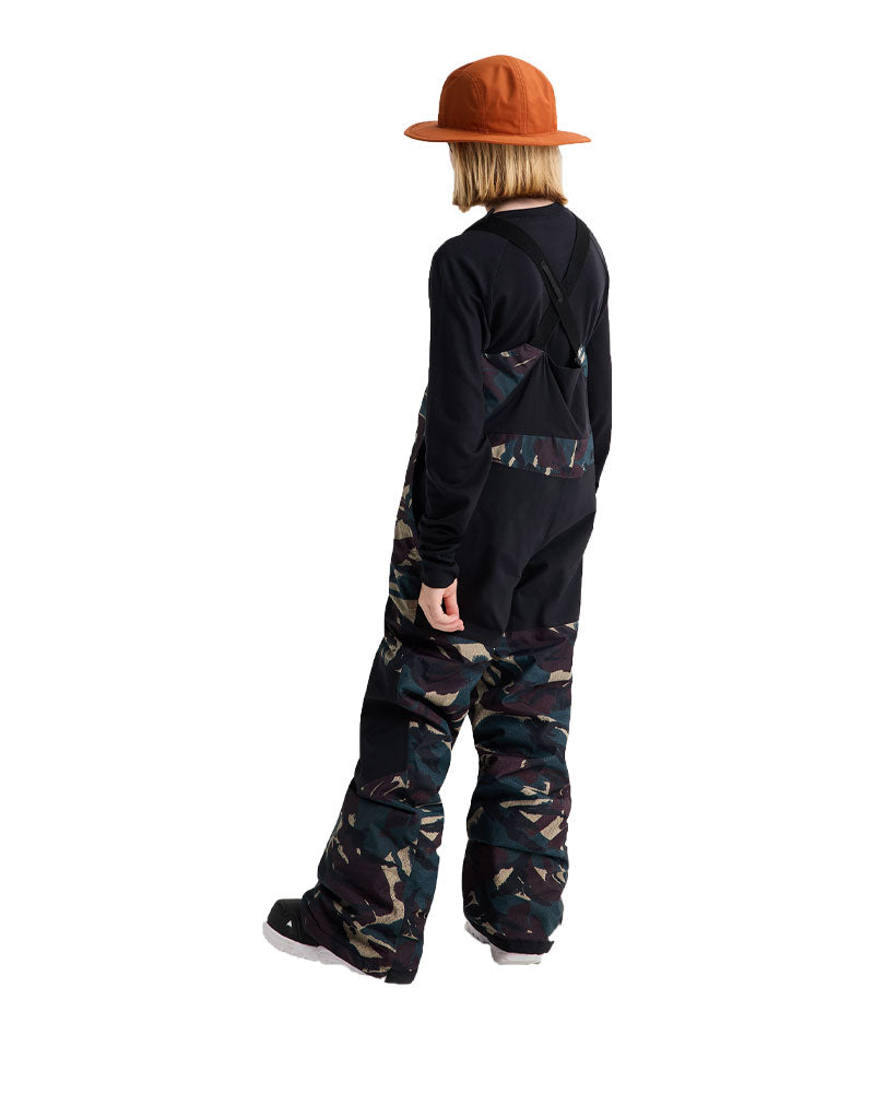 Burton Kids' Skylar 2L Bib Pants Seersucker Camo 2027