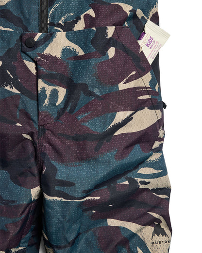 Burton Kids' Skylar 2L Bib Pants Seersucker Camo 2027