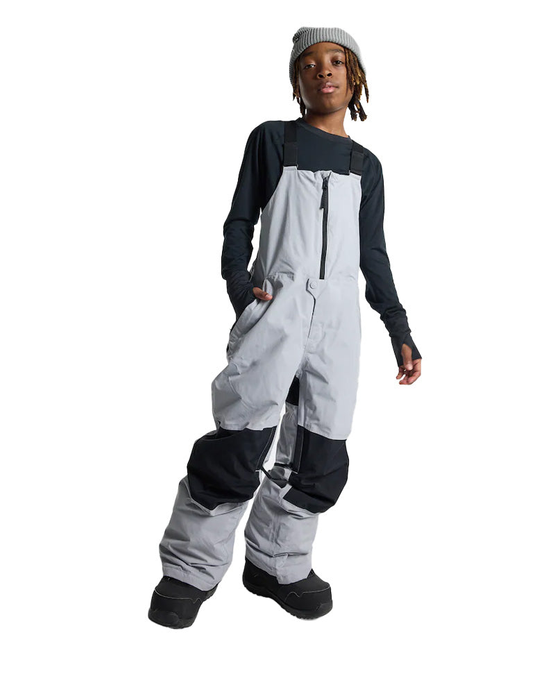 Burton Kids' Skylar 2L Bib Pants Silver Sconce 2026