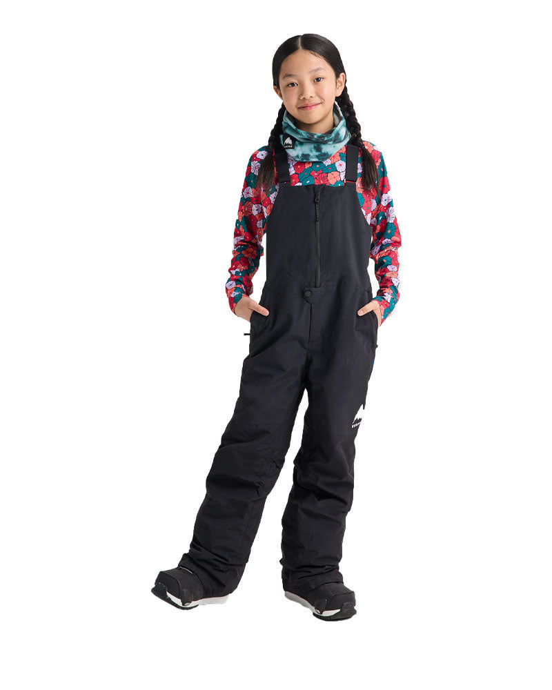 Burton Kids' Skylar 2L Bib Pants True Black 2027