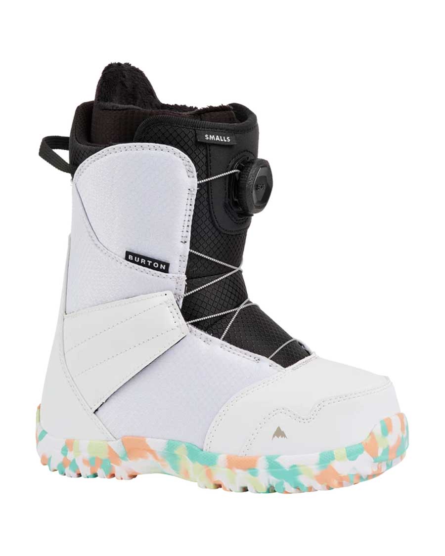 Burton Kids' Smalls BOA® Snowboard Boot White 2027