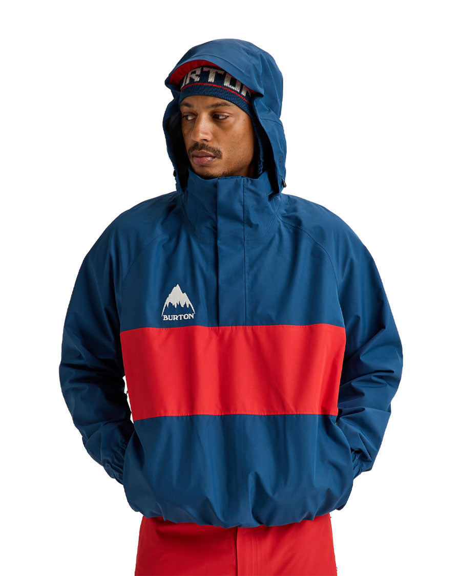 Burton Men's 50/50 80's Powdershell 3L Jacket Selvedge Blue LTD 2027