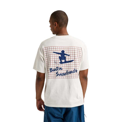 Burton Men's 50/50 80's Squared T-Shirt Stout White LTD 2027