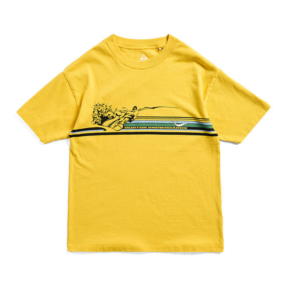 Burton Men's 50/50 90's T-Shirt Thirteen Yellow LTD 2027