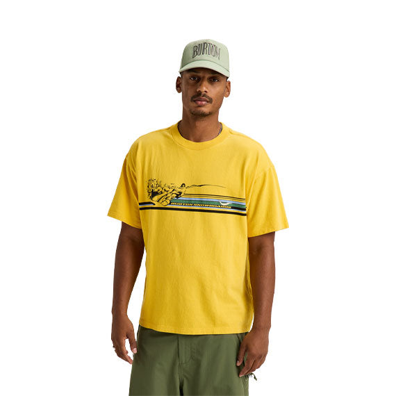 Burton Men's 50/50 90's T-Shirt Thirteen Yellow LTD 2027