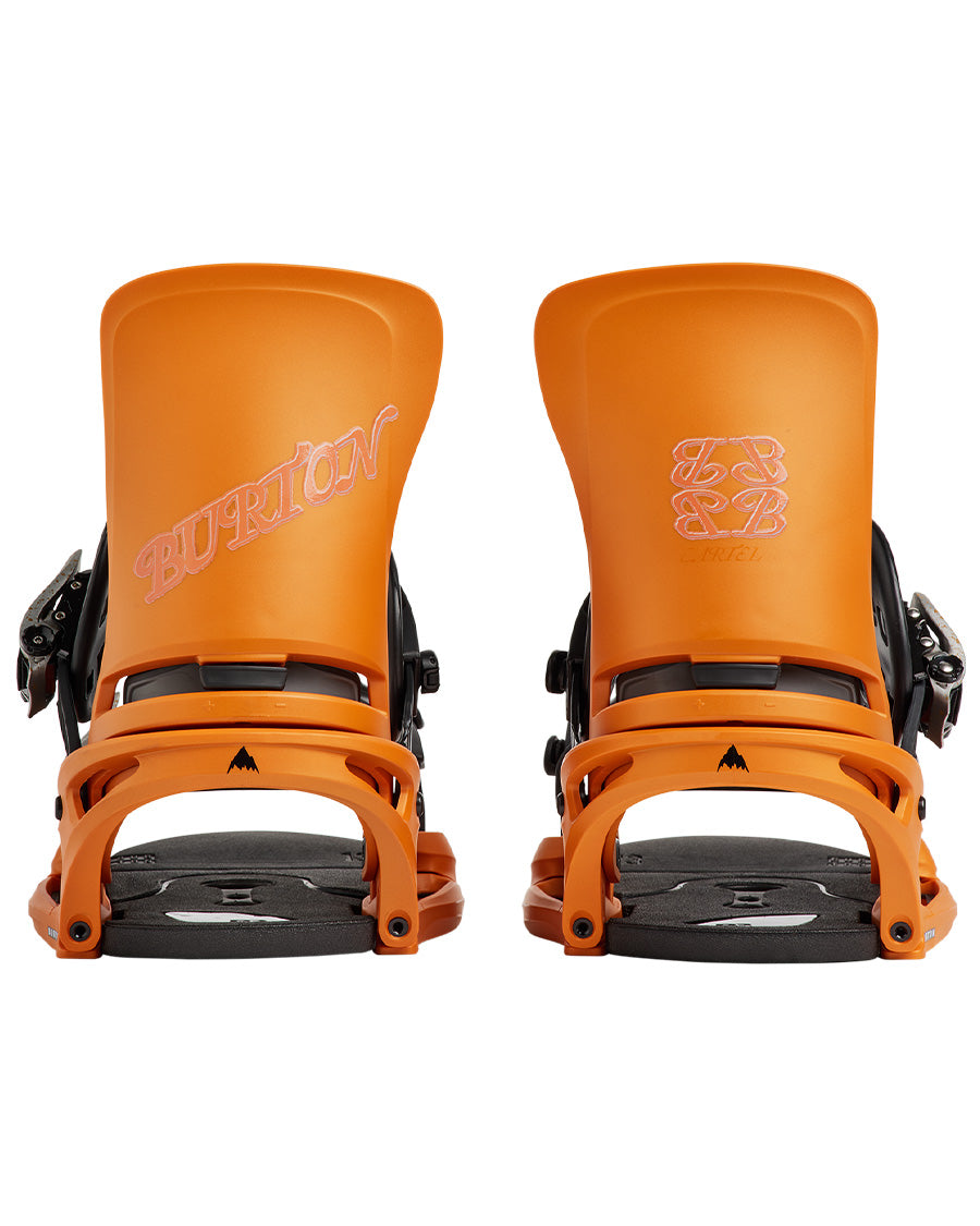 Burton Men's Cartel X EST® Snowboard Bindings Goldfish Orange 2027