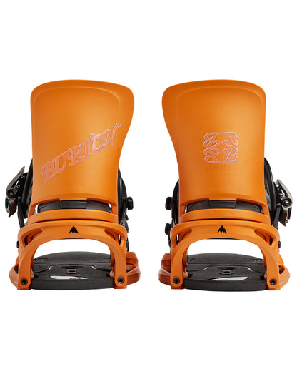 Burton Men's Cartel X EST® Snowboard Bindings Goldfish Orange 2027
