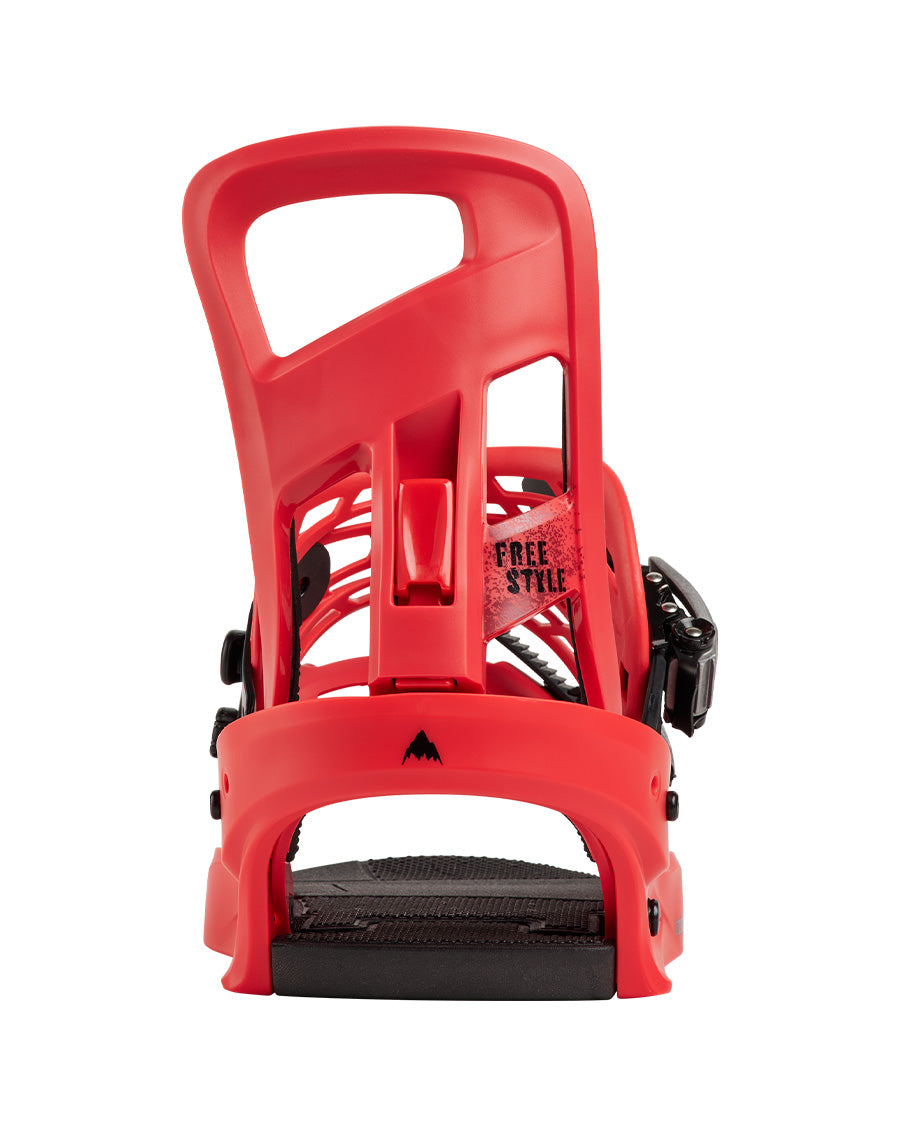 Burton Men's Freestyle Re:Flex Snowboard Bindings Geranium Red 2027