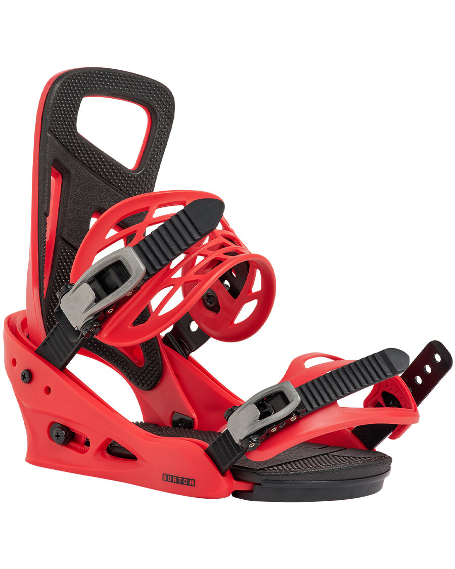 Burton Men's Freestyle Re:Flex Snowboard Bindings Geranium Red 2027