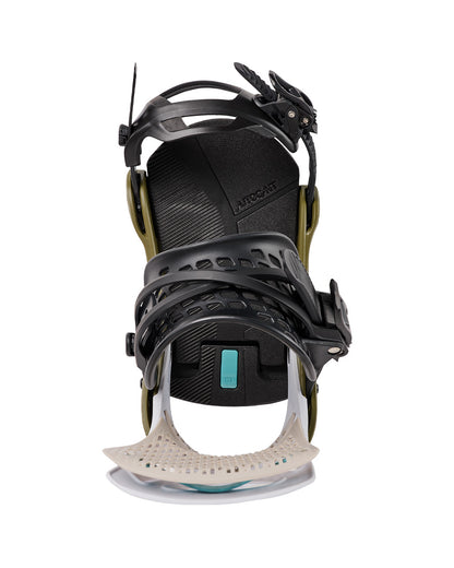 Burton Men's Genesis Re:Flex Snowboard Bindings White/Dried Moss 2027