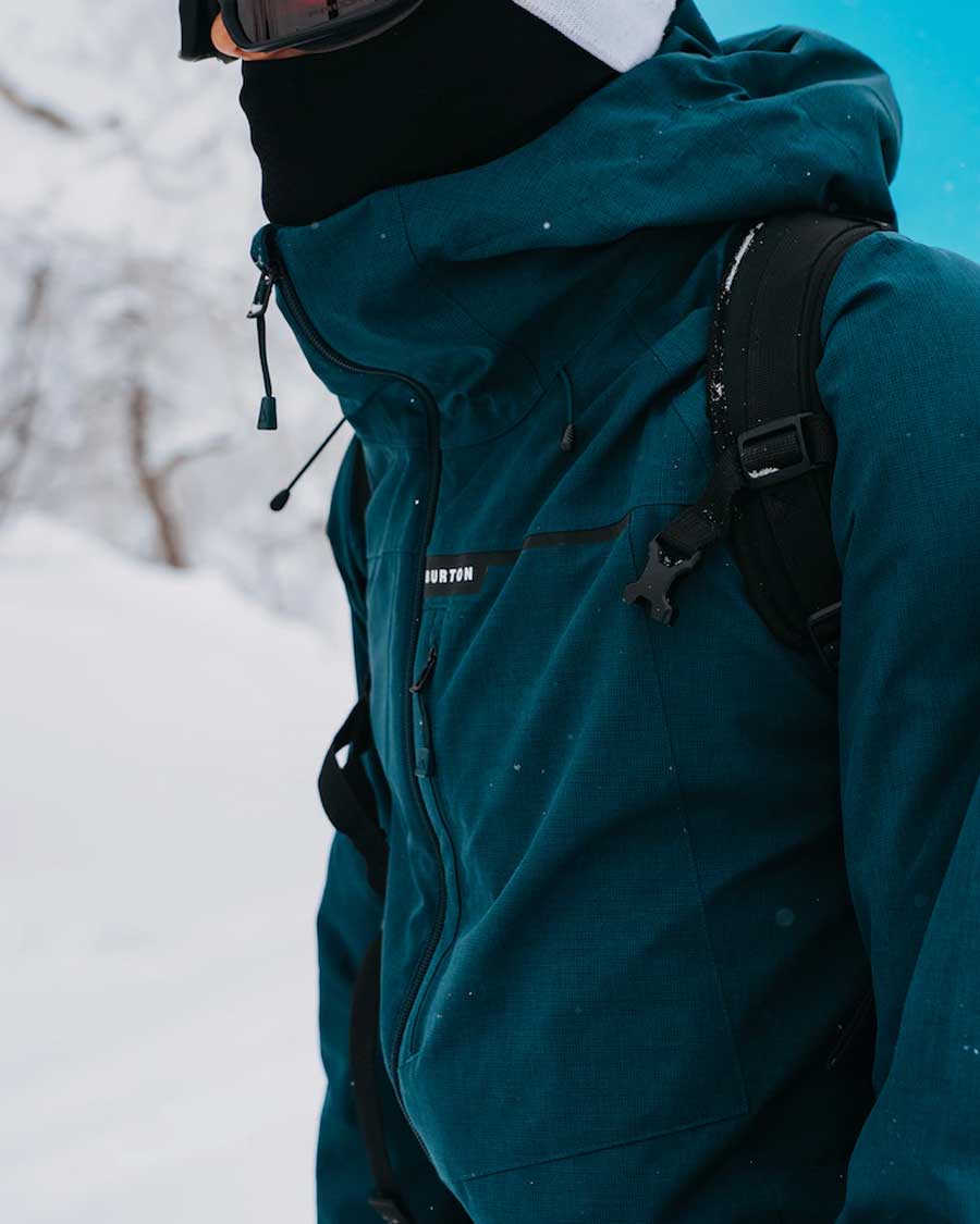 Burton Men's Lodgepole Snowboard Jacket - Waterproof, Breathable, With Pit Zips