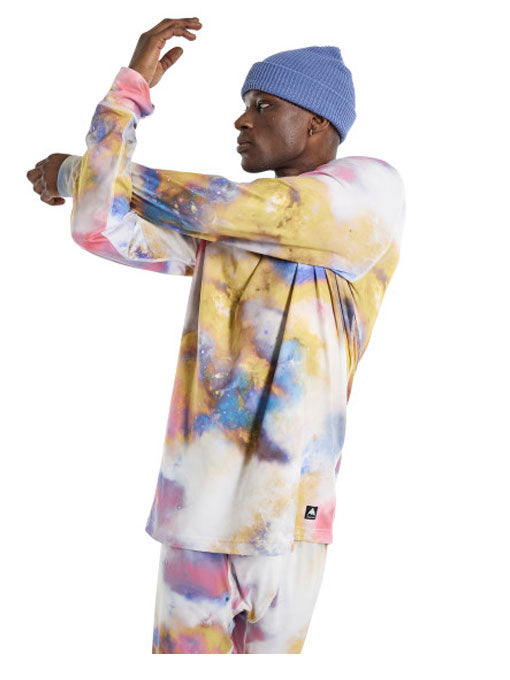 Burton Men's Midweight Base Layer Crewneck Stout White Voyager 2024