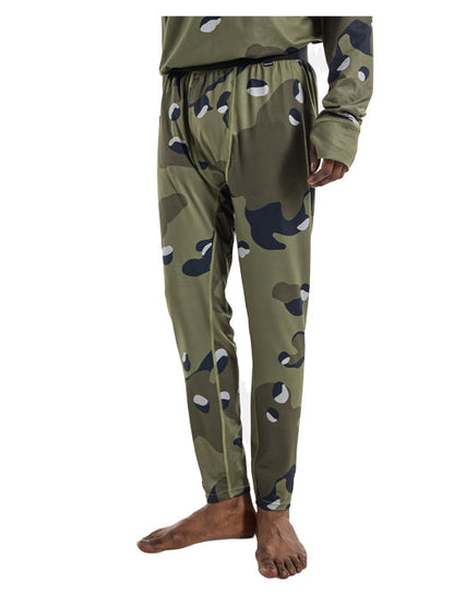 Burton Men's Midweight Base Layer Pant Forest Moss Cookie Camo 2024