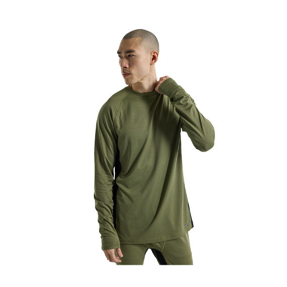 Burton Men's Midweight X Base Layer Crewneck Forest Moss 2024