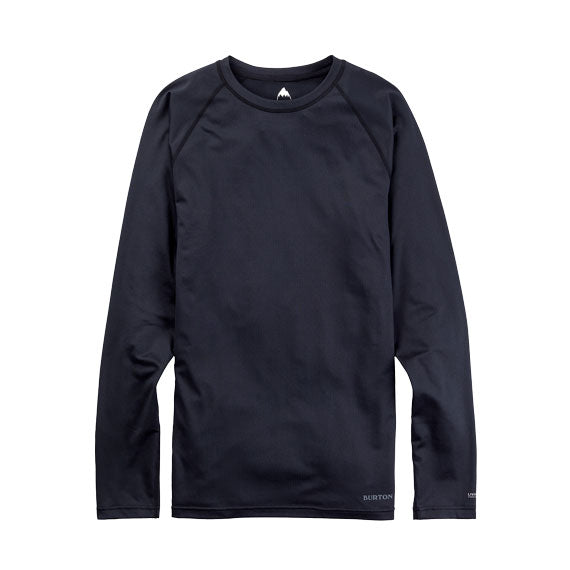 Burton Men's Midweight X Base Layer Crewneck True Black/Gray Heather 2024
