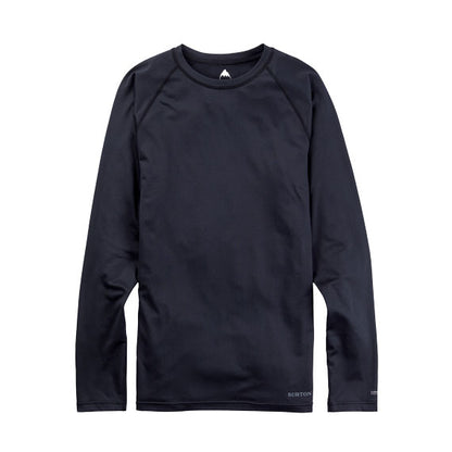 Burton Men's Midweight X Base Layer Crewneck True Black/Gray Heather 2024