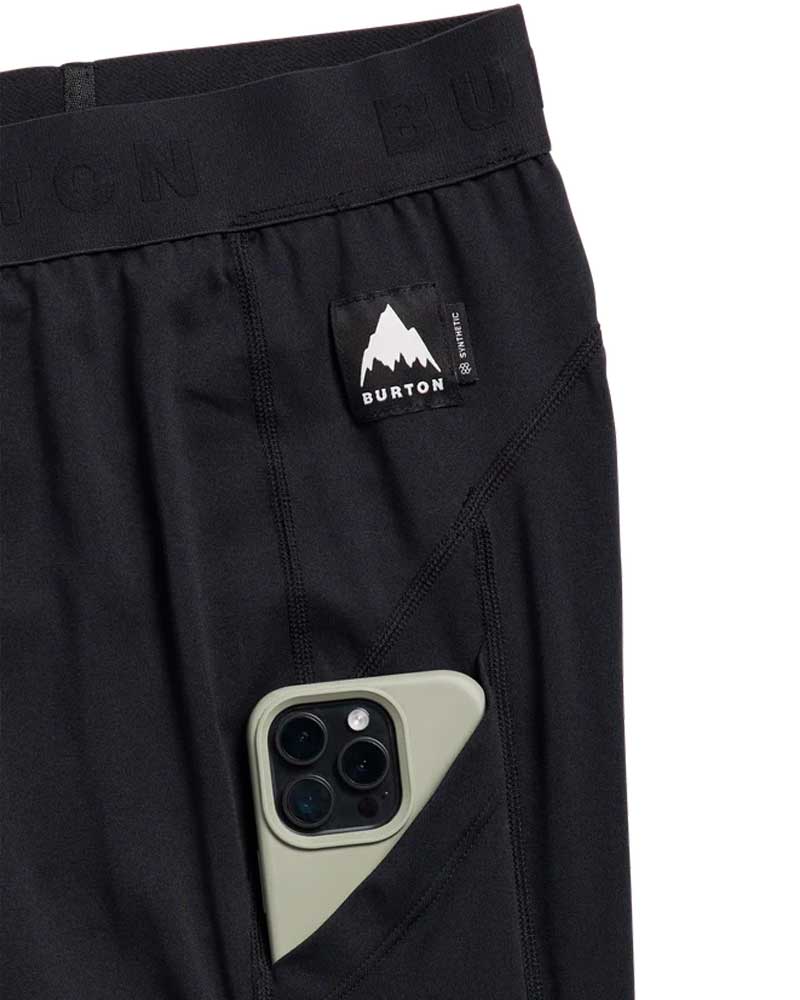 Burton Men's Synthetic Lightweight Base Layer Pants True Black 2027