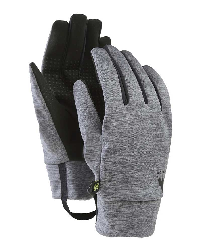 Burton Men's Touch N Go Glove Liners Gray Heather 2026